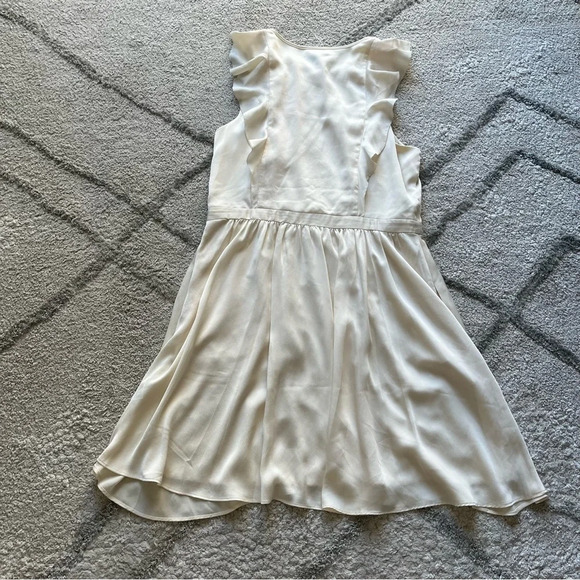 Banana Republic Dress cream butterscotch mini pockets 16 new - Picture 11 of 13